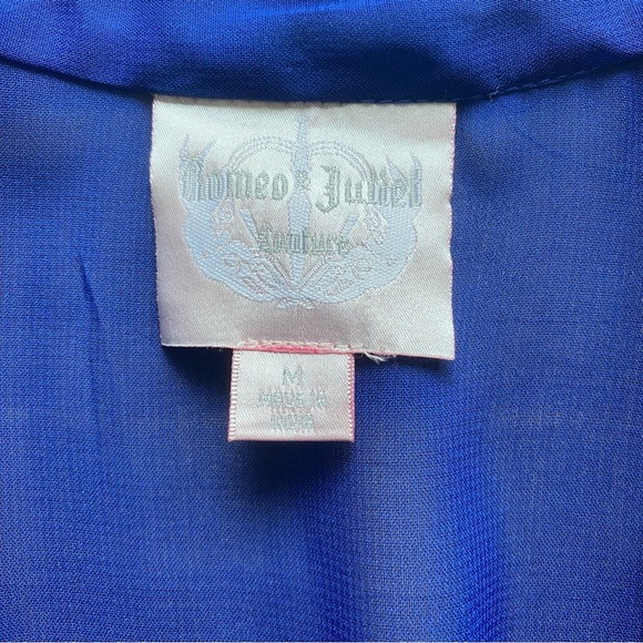 Romeo & Juliet Couture Spring Winter‎ Holiday Casual Chic Sheer Ruffle Blouse - Picture 5 of 7